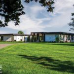 Exterior of an updated midcentury home