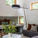 Lounging area designed by Heidi Lachapelle