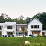 Exterior of a Contemporary Maine home