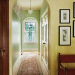Second floor hallway in a historic home