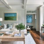 Formal living room with white walls and furnishings