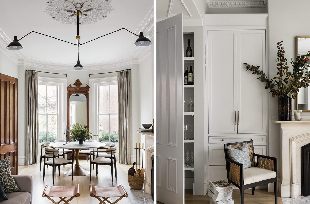 Modern Design Meets Historic Charm in a Boston Brownstone - New England ...
