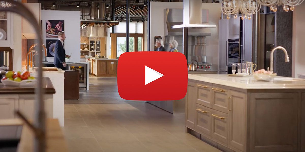 Video of people at the Clarke showroom. 