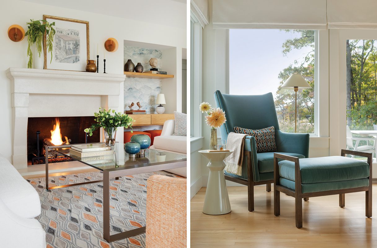 Three Living Rooms Designed for Gathering - New England Home Magazine, image size:1217x800