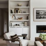 Seating area in a living room designed by Becky Garrity