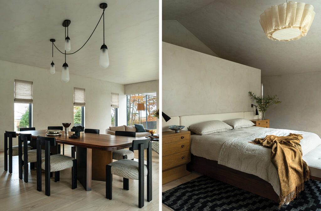 Two images from a home designed by Heidi LaChapelle Interiors and Whitten Architects