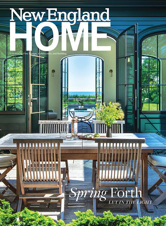 Cover of New England Home's March - April 2026 issue.